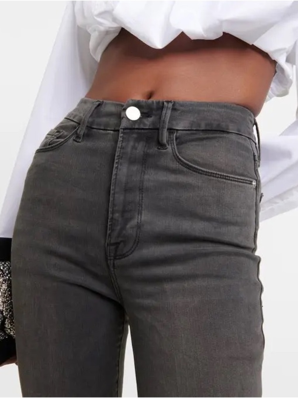 Frame Le Super High Mini Boot Denim Jeans (29) - Picture 4 of 10